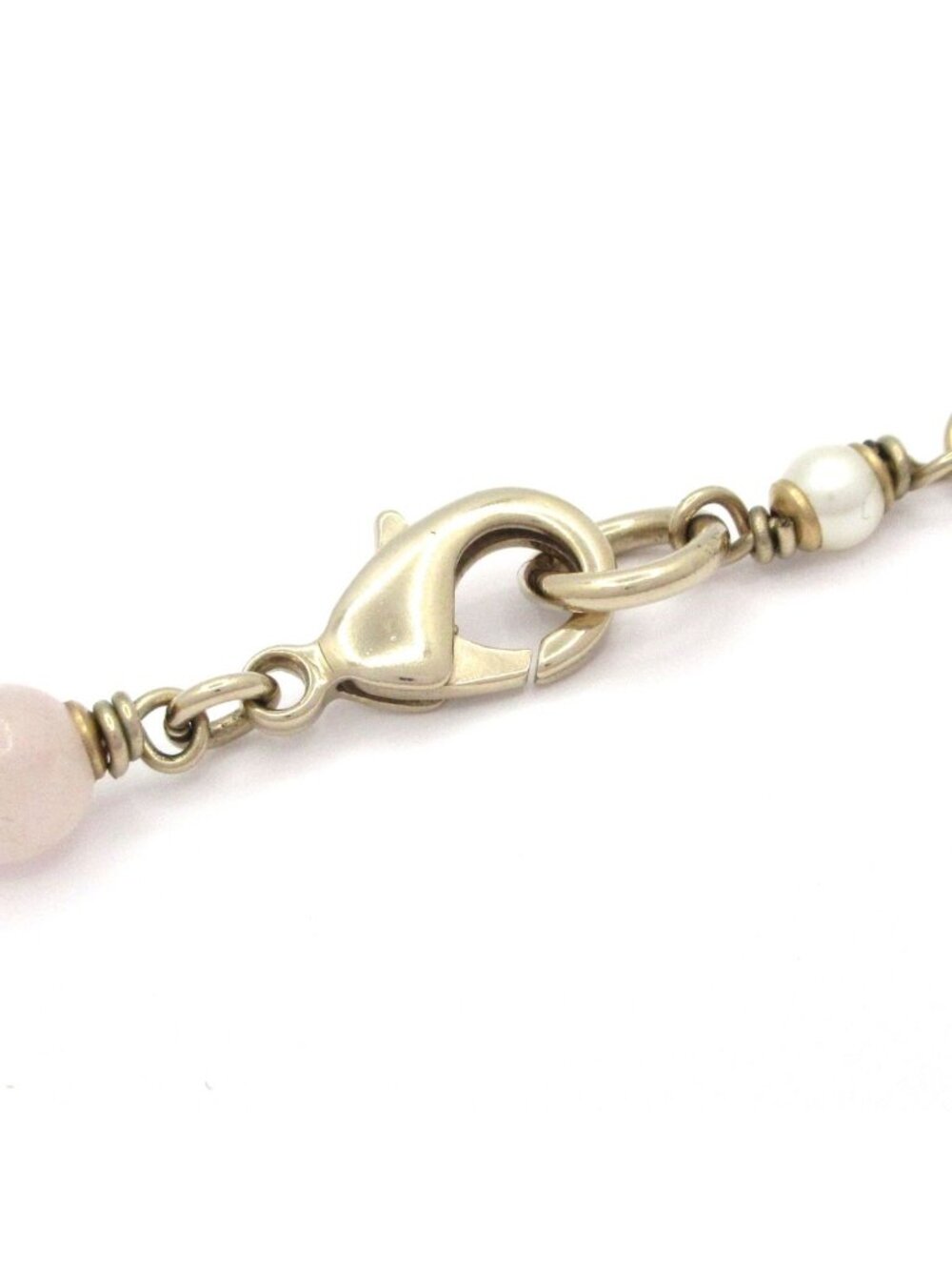 Chanel Necklace Gold Light Purple Multi Long CC Logo - Picture 4 of 7